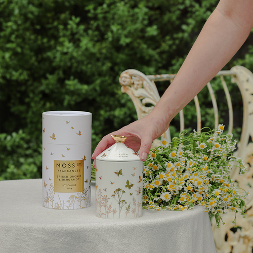 Spiced Orchid & Bergamot Ceramic Candle