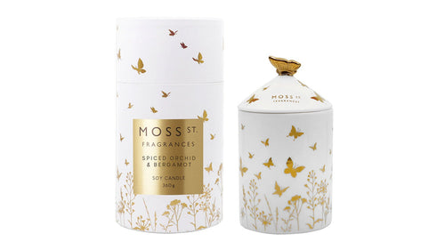 Spiced Orchid & Bergamot Ceramic Candle