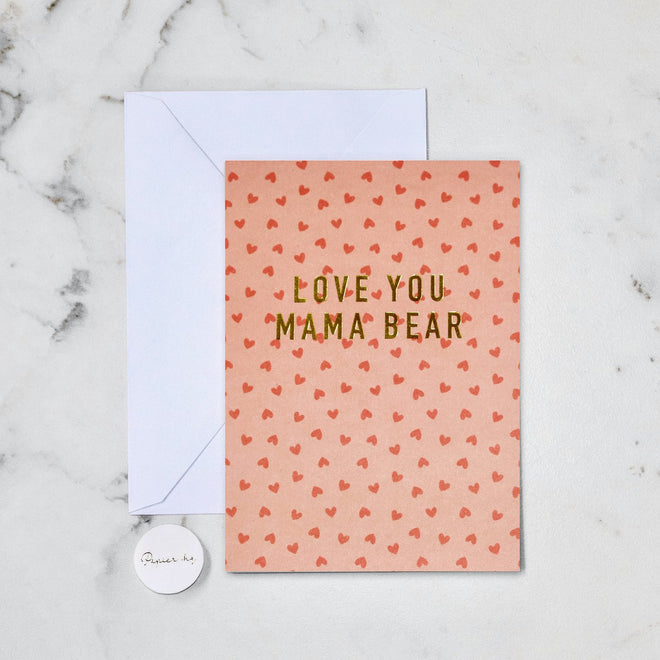 Love You Mama Bear Card