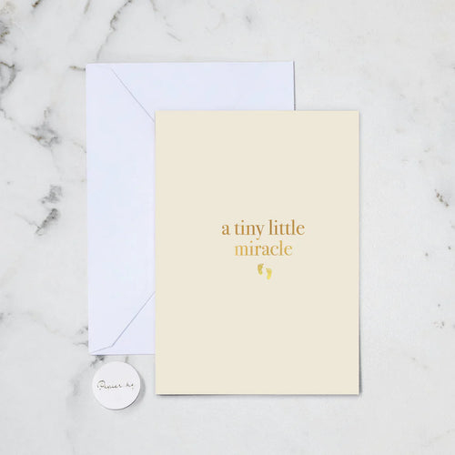 A Tiny Little Miracle Card